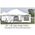 Party Tents Direct 20x40 White Outdoor Pole Tent Side Walls ONLY   
